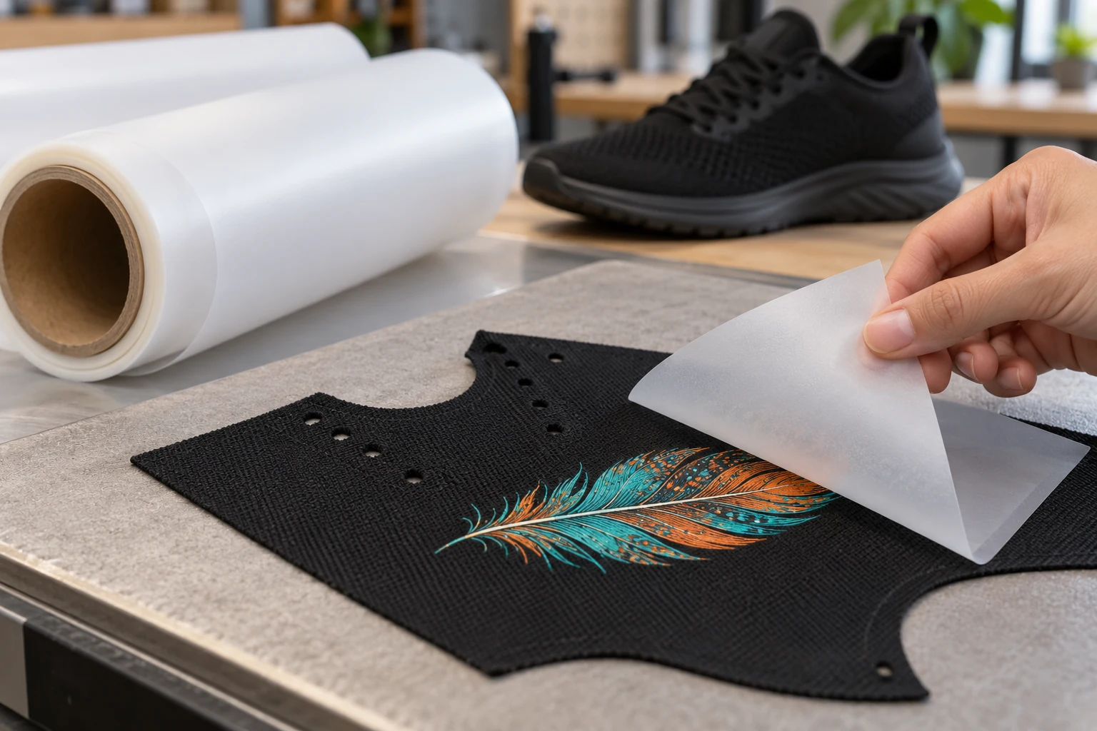 Footwear transfer application