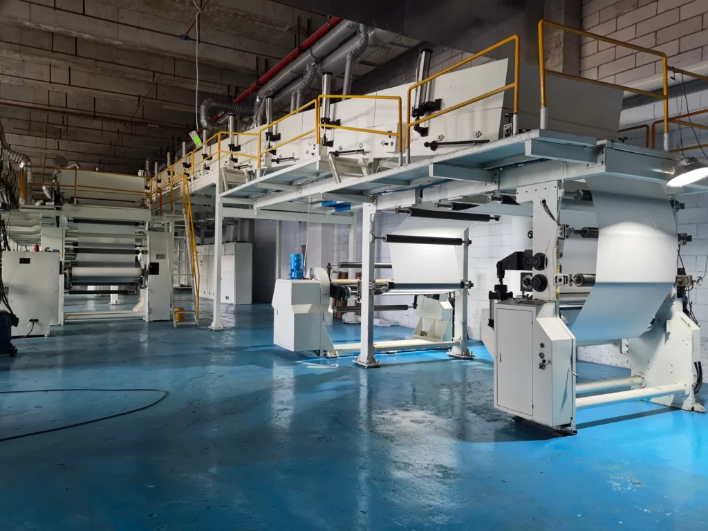 DTF film coating production line at HAIYI’s factory